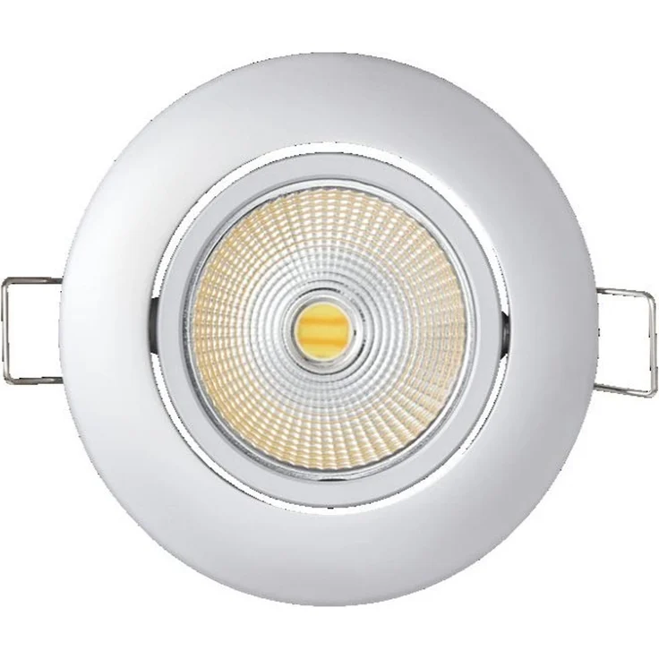 LED Einbauleuchte 5068 Dim to Warm chr-matt 9,5W 38° 350mA - 88x55mm - chrom-matt - 9,5W - chrom-matt - Flood 38° - Nobile AG