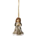 Goebel / Jahresengel Glöckchen 2024,Engel,6,0cm x 6,0cm x 9,5cm / Porzellan / 6,0cm x 6,0cm x 9,5cm