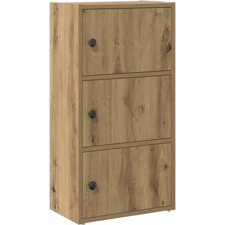 vidaXL Bücherregal Artisan-Eiche 40x24x77 cm Holzwerkstoff 860372 – Bild 7