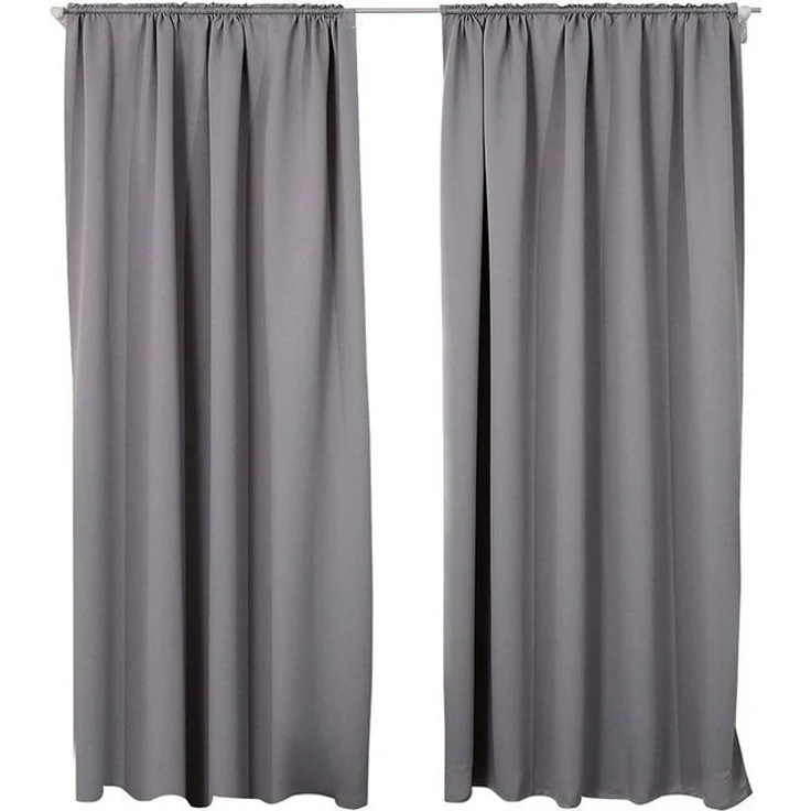 Woltu Gardine (2 St), Kräuselband für Schiene, Thermo-/Verdunklungsvorhang – Bild 4