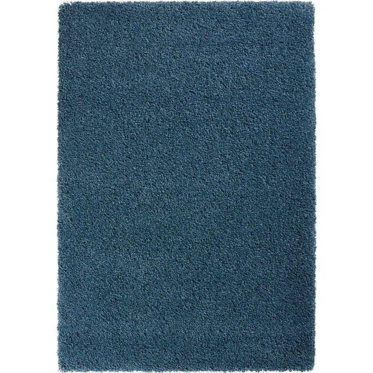TaraCarpet Langflor-Teppich Ragolle Twilight, rechteckig, Höhe: 60 mm, Shaggy Hochflorteppich petrol Wohnzimmer Schlafzimmer 080x150