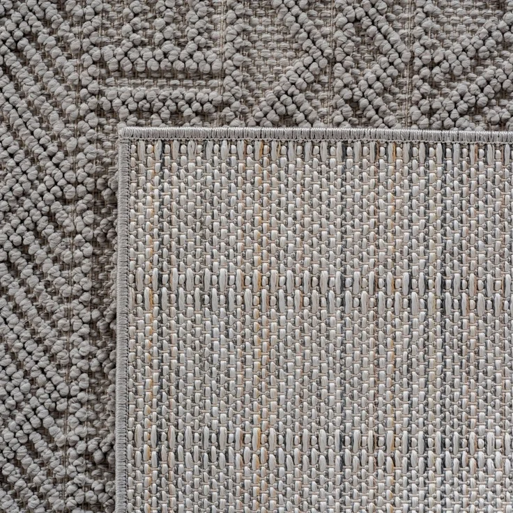 SIMPEX24 Designteppich Einfarbig Boucle Loop, Rechteckig, Höhe: 7 mm, Teppich Wohnzimmer, Schlafzimmer, Gästezimmer – Bild 3