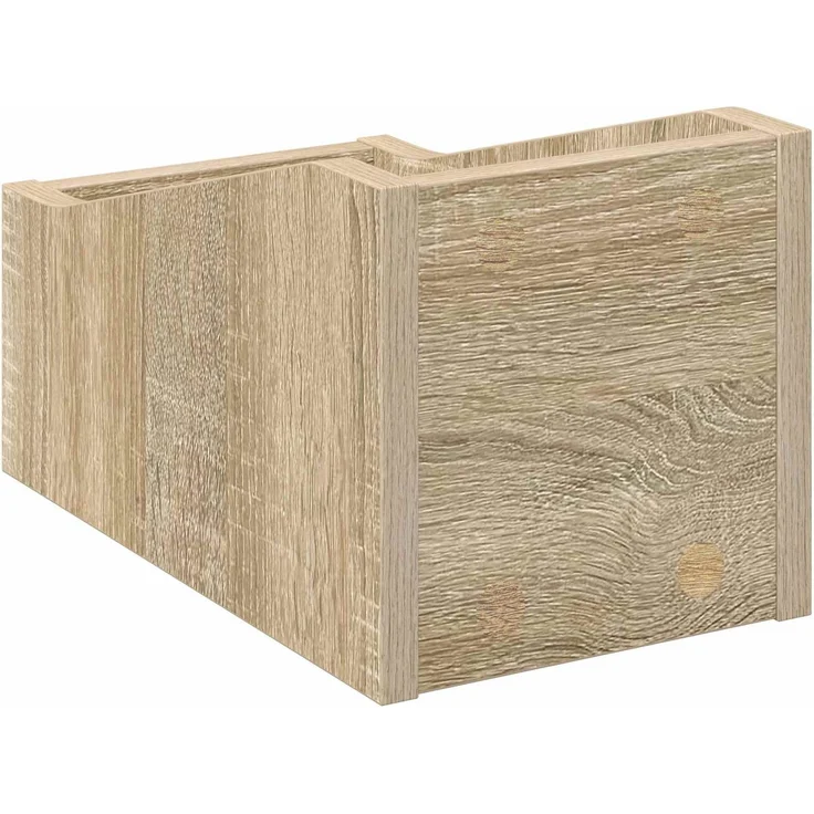 vidaXL LP Plattenbox 2 stk. Sonoma-Eiche 18 x 32 x 18 cm Holzwerkstoff 8012799 – Bild 7