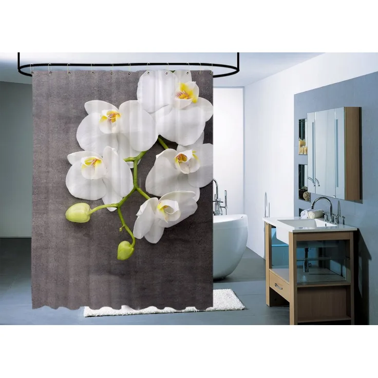 Sanilo Duschvorhang Pretty 180 x 200 cm, 100% wasserdicht, Anti-Schimmel-Effekt, hochwertige Qualität