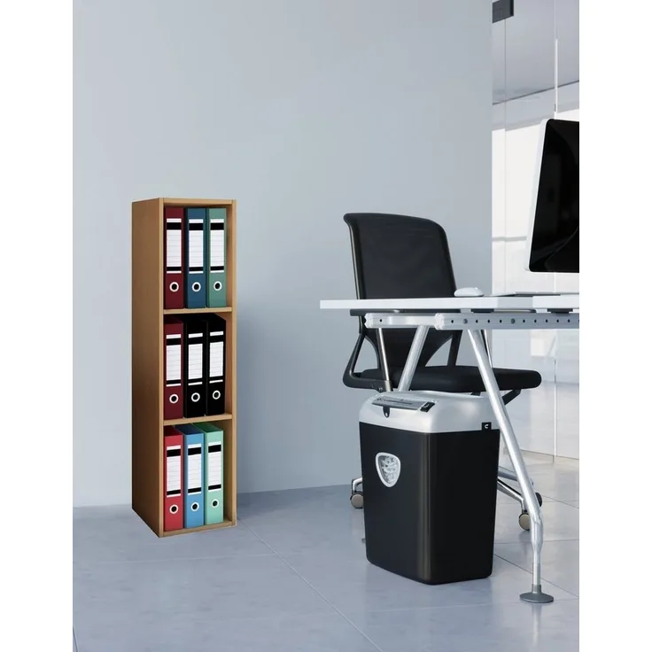 VCM Büroregal & Bücherregal Offas 902081 Buche H. 107 x B. 34 x T. 30 cm