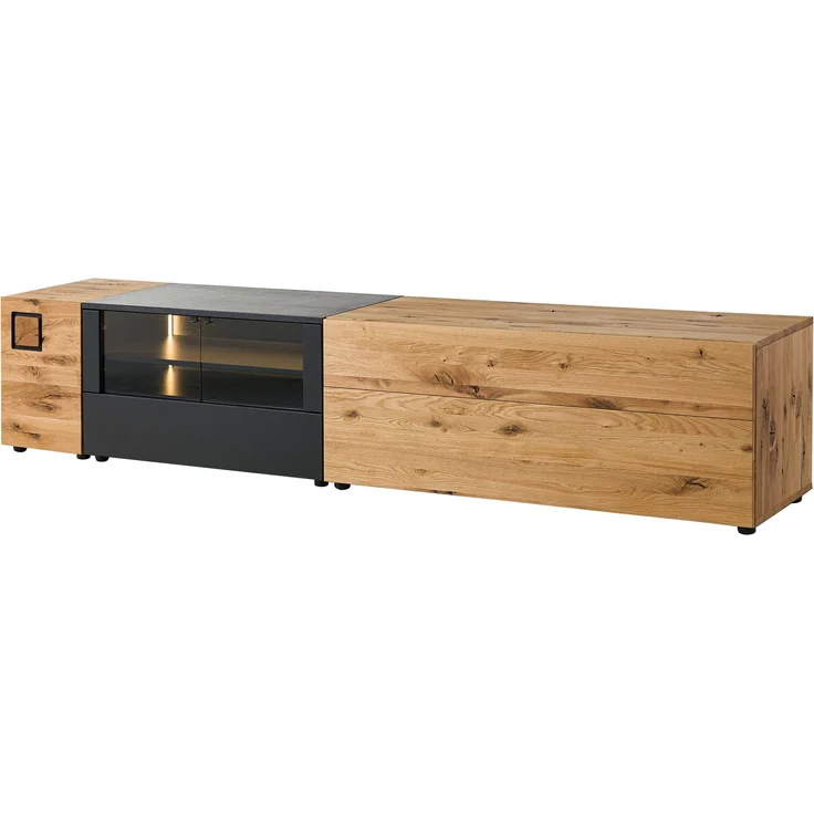 Lowboard Wildeiche 220x52x52 natur geölt/lackiert KITZBÜHEL #120 – Bild 1