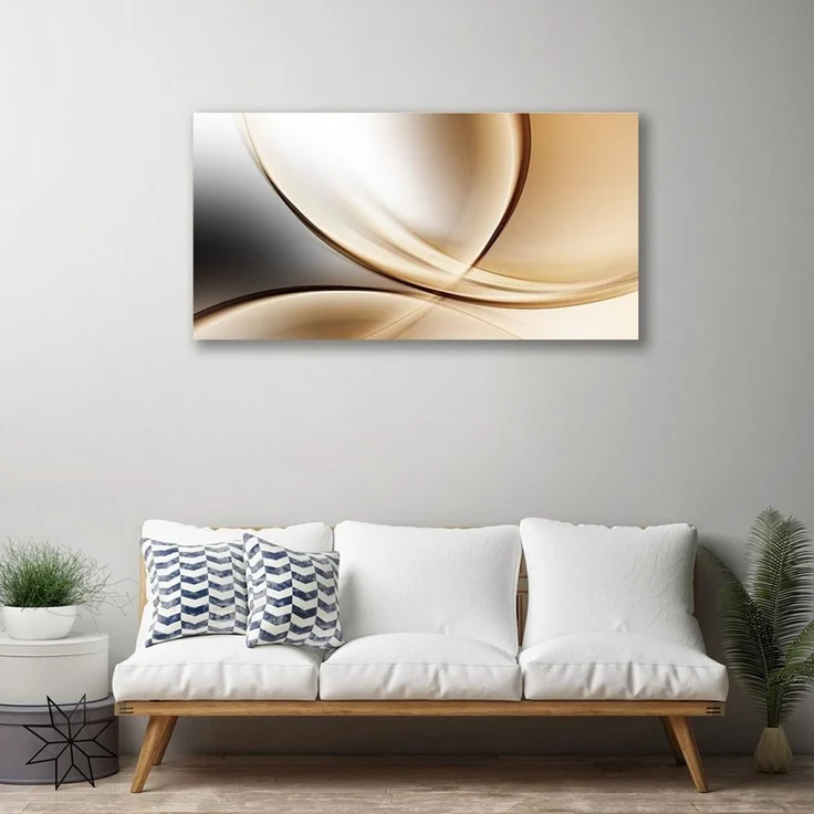 Tulup Leinwandbild XXL Wandbilder Leinwandbilder Bilder Canvas Bild 100 cm x 50 cm, Moderner Abstraktionismus, Leinwandbild – Bild 3