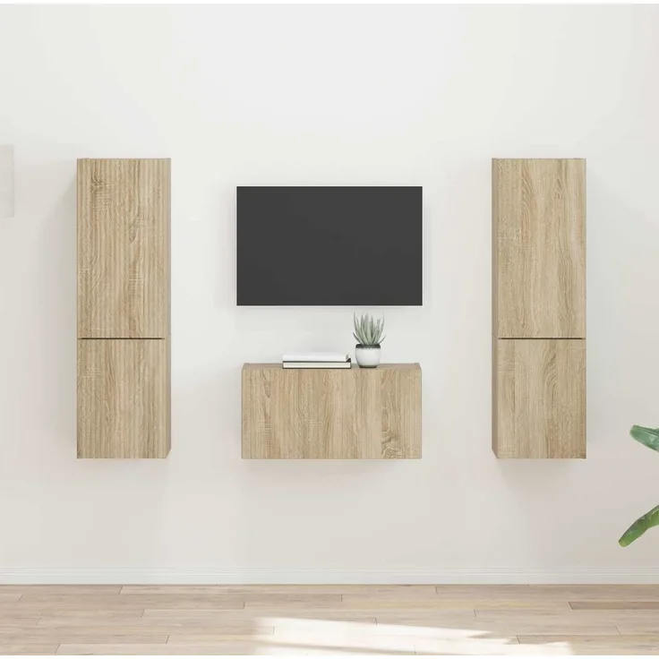 vidaXL TV-Schrankset 5 pcs Sonoma-Eiche Holzwerkstoff 3409098