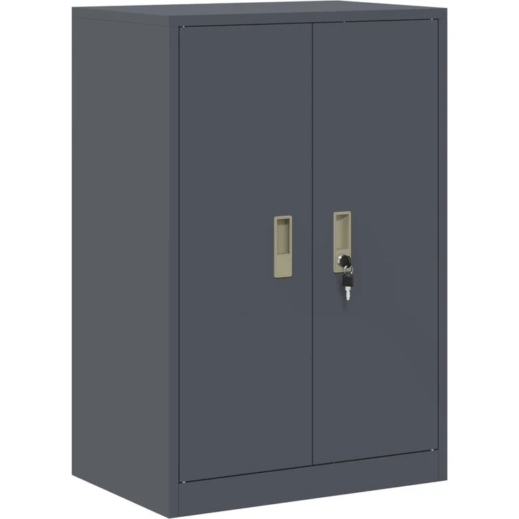 vidaXL Aufbewahrungsschrank 2 stk. Anthrazit 60 x 40 x 130 cm Stahl 3438689 – Bild 6