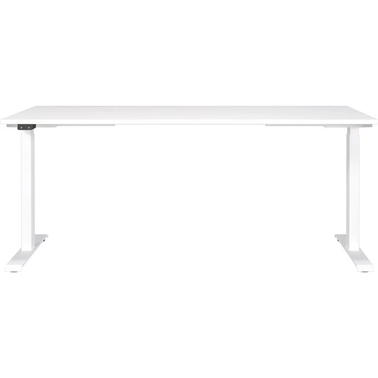 Germania Schreibtisch 7909-84, in Weiß, EL. höhenverstellb, 180 x 120 x 80 cm (BxHxT) – Bild 5