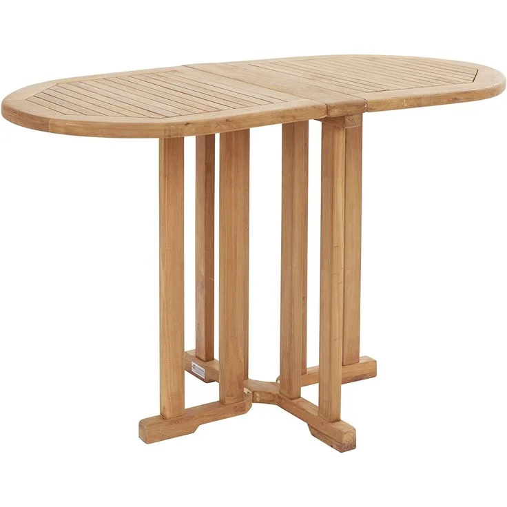 Gartentisch Butterfly, Echtholz, Holzfarben, 120 x 74 x 60 cm