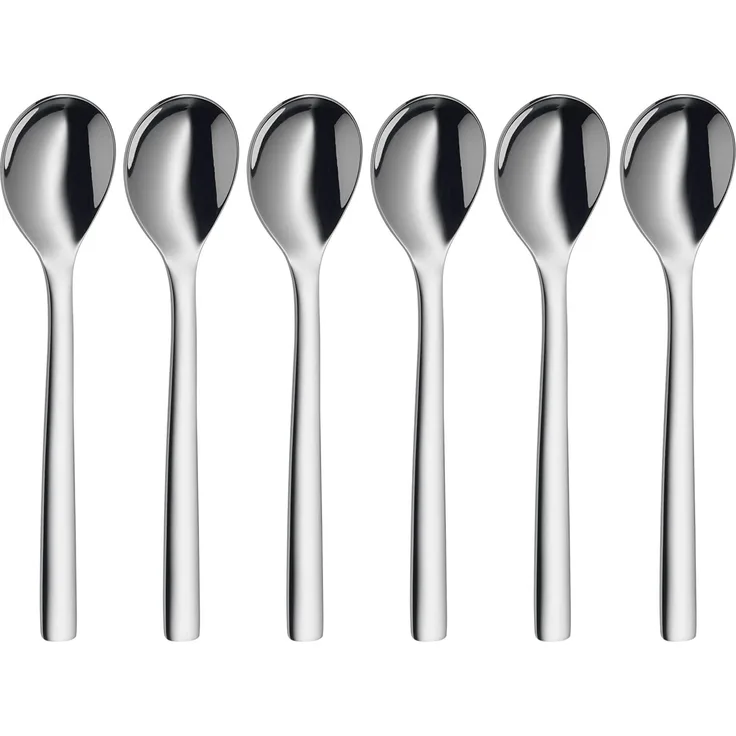 WMF Nuova Eierlöffel-Set 6-teilig, Edelstahl