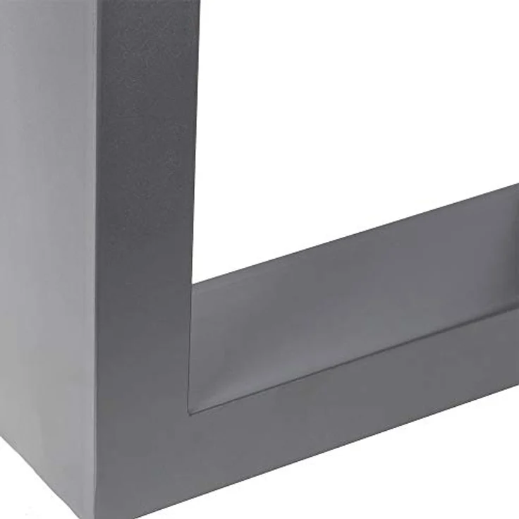 Tischuntergestell 90x72 cm Möbelfüße Grau Tischbeine Industrie Bankkufen Stahl – Bild 7