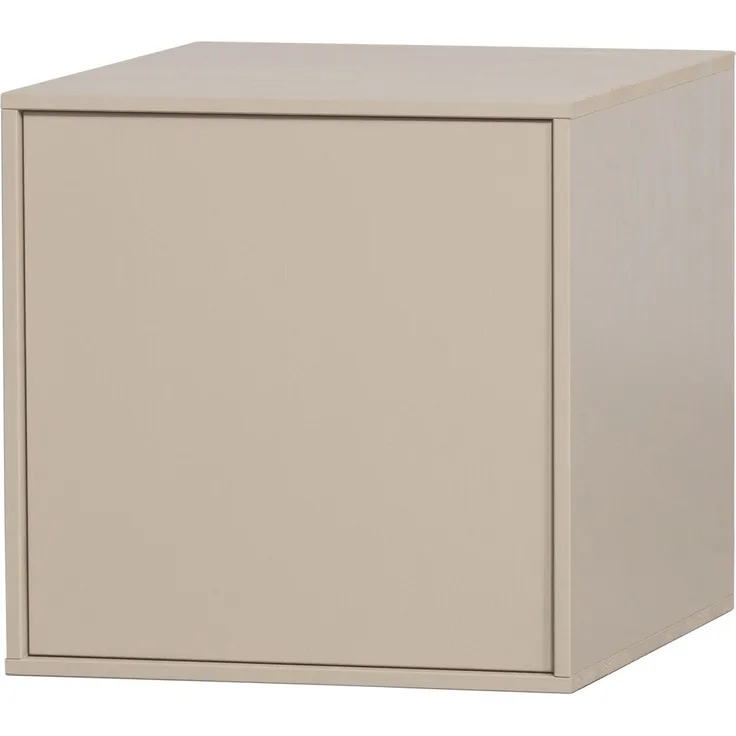 Kleiderschrank Modulschrank Daily Closet Kiefer, modern mit Push-to-Open, dakargrau, 50x50 cm