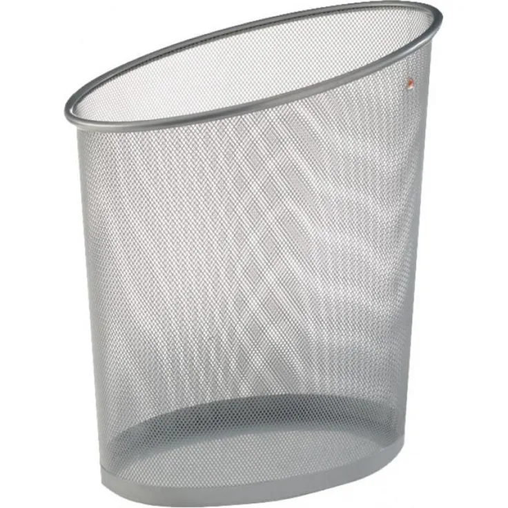 Papierkorb Alba Mesh 20l silber
