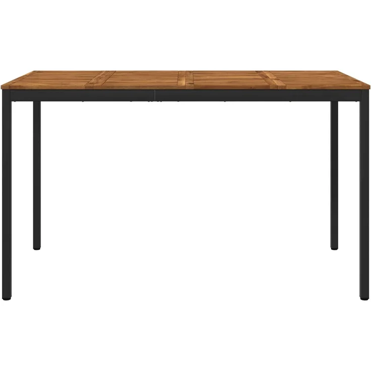 vidaXL Gartenbar-Tisch NAARDEN Natürlich und Schwarz 901352 – Bild 3