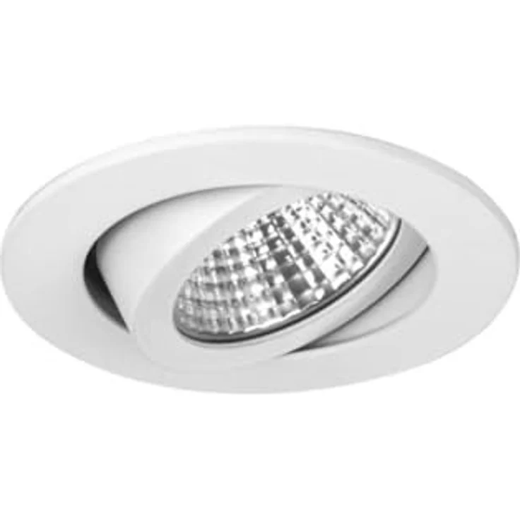 Brumberg LED Einbaustrahler-Set, rund, 7W 4000K, schwenkbar, 770lm, IP20, Weiß – Bild 2