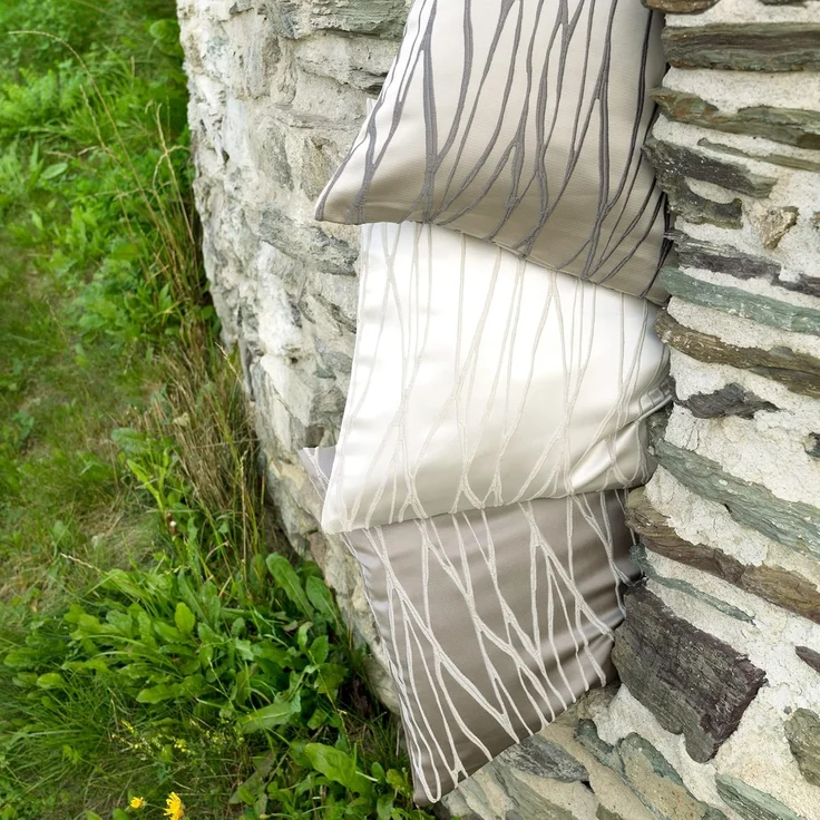Kissen von Lysel - beige Obella 40x60, reines Polyester Dekokissen rechteckig – Bild 3
