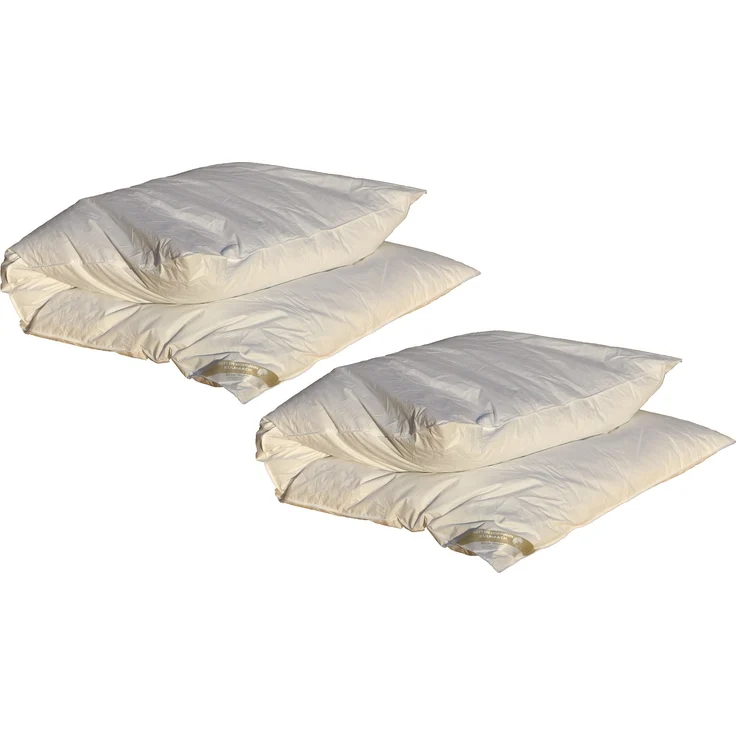 2 Stück Hofmann Oberbetten Daunenbetten Ballonbetten 135x200 1500g 100% Daunen superwarm – Bild 2
