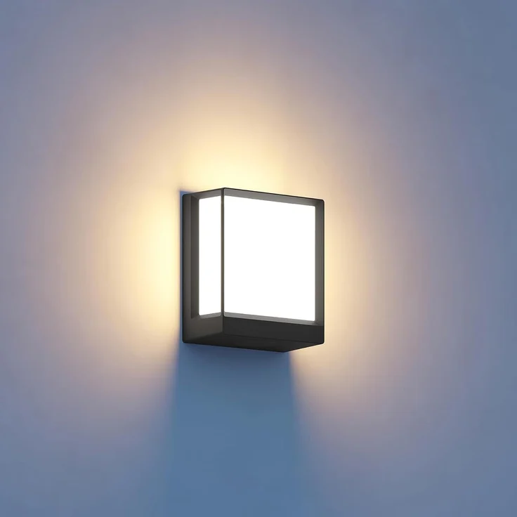 Steinel 'L 40 C' LED-Außenleuchte mit Aluminium-Gehäuse, Bluetooth, per App einstellbar, 12,9 W, 3000 K, Aluminum anthrazit, 20,1 x 10,5 x 22,9 cm – Bild 3