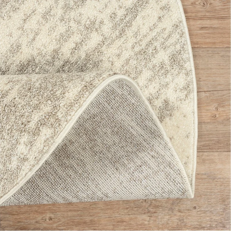 Sanat Teppich Oslo, rund, Höhe: 10 mm, Kurzflor, Wohnzimmer, Schlafzimmer, fussbodenheizungsgeeignet – Bild 2