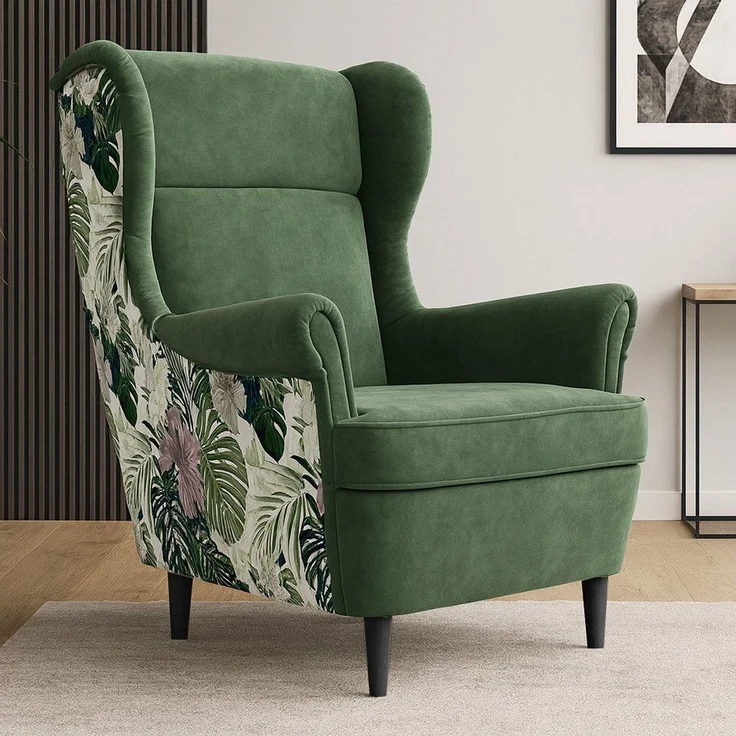 Beautysofa Ohrensessel Havana im skandinavischen Stil (hoher Rückenlehne & modernem Design), 4 trendige Farben zur Auswahl – Bild 3