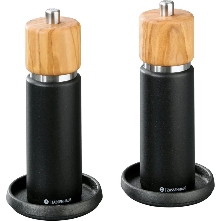 Mühlenuntersetzer Gewürzmühlen Untersetzer 2'er-Set Zassenhaus Gusseisen 036084 – Bild 2