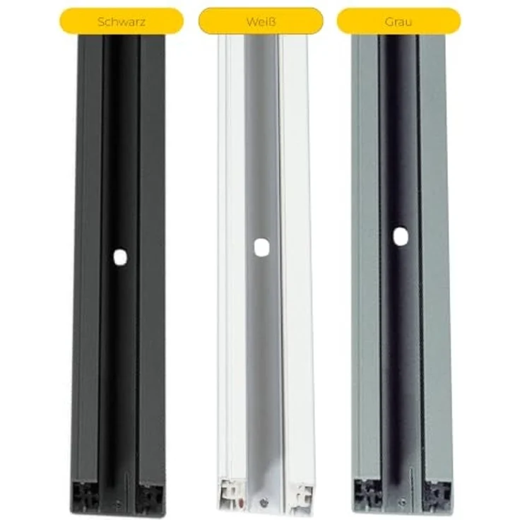 SLV 1-Phasen Aufbauschiene 200 cm Weiß – Bild 6