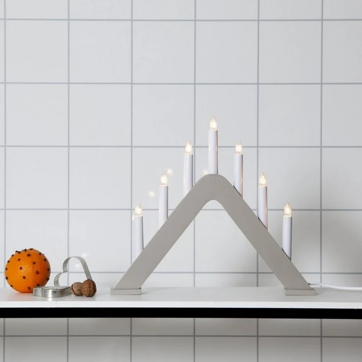 Star 241-71, Fensterleuchter "Jarve", Holz, E10 – Bild 2