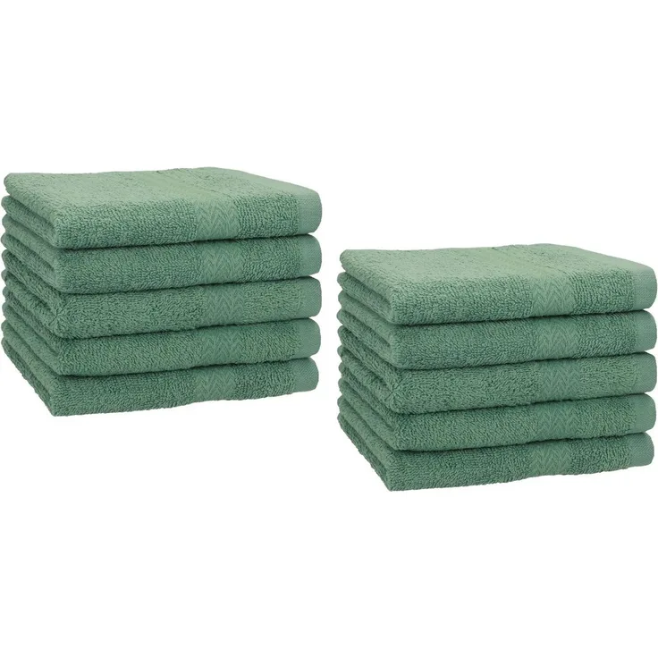 Betz Gästehandtücher 10 tlg. Gästehandtücher-Set PREMIUM 100 % Baumwolle 30x50cm, 100% Baumwolle (10-St)