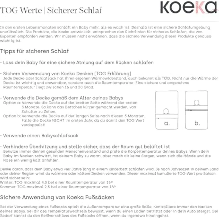Koeka Wafel Oslo Bettdecke - Teddy - Ocean Air Bla – Bild 5