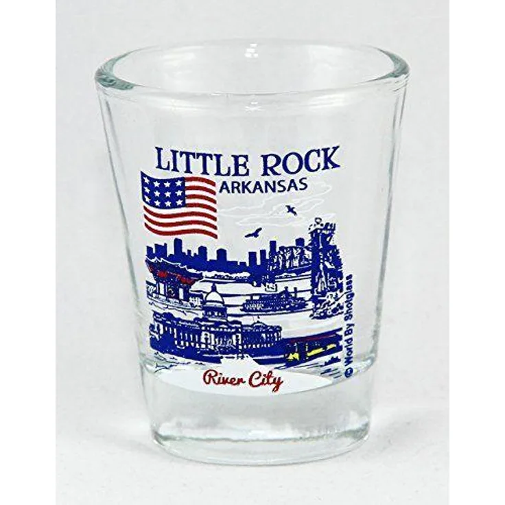Little Rock Arkansas Great American Cities Collection Shot Glas