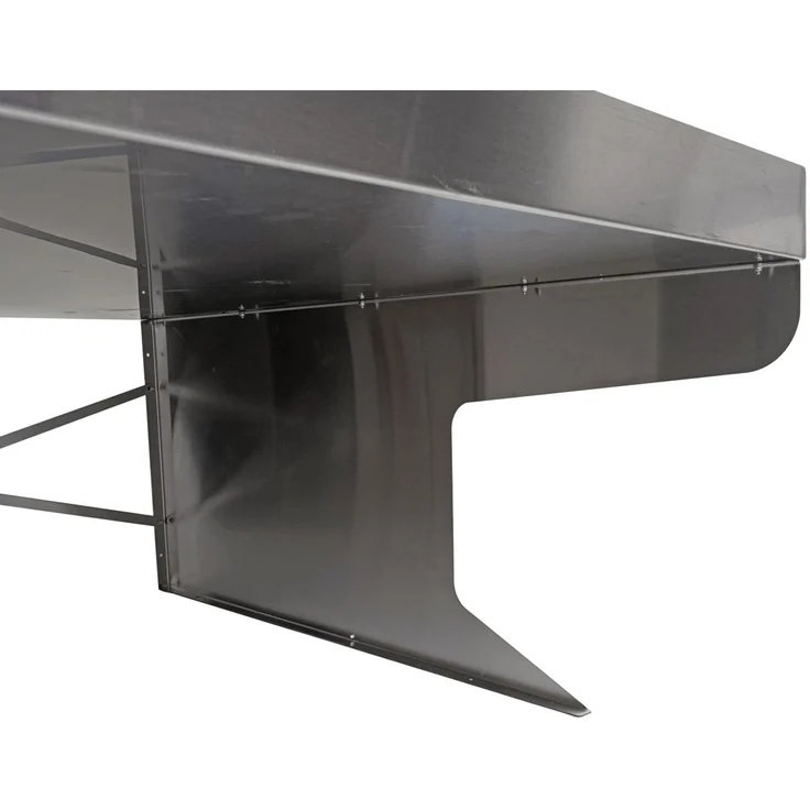 Mendler 'HWC-G60 XL' Mähroboter-Garage mit Pflanzkasten, Metall, 47 x 70 x 100 cm, Silber – Bild 4
