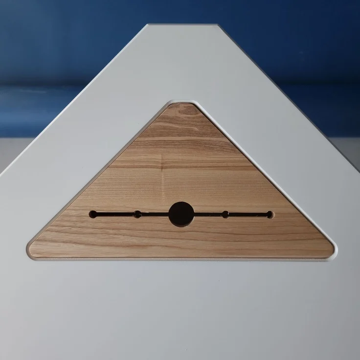 Ragaba Eckschreibtisch mit Tastaturauszug, MDF & Massives Eschenholz, 114x61 cm, Weiß – Bild 4