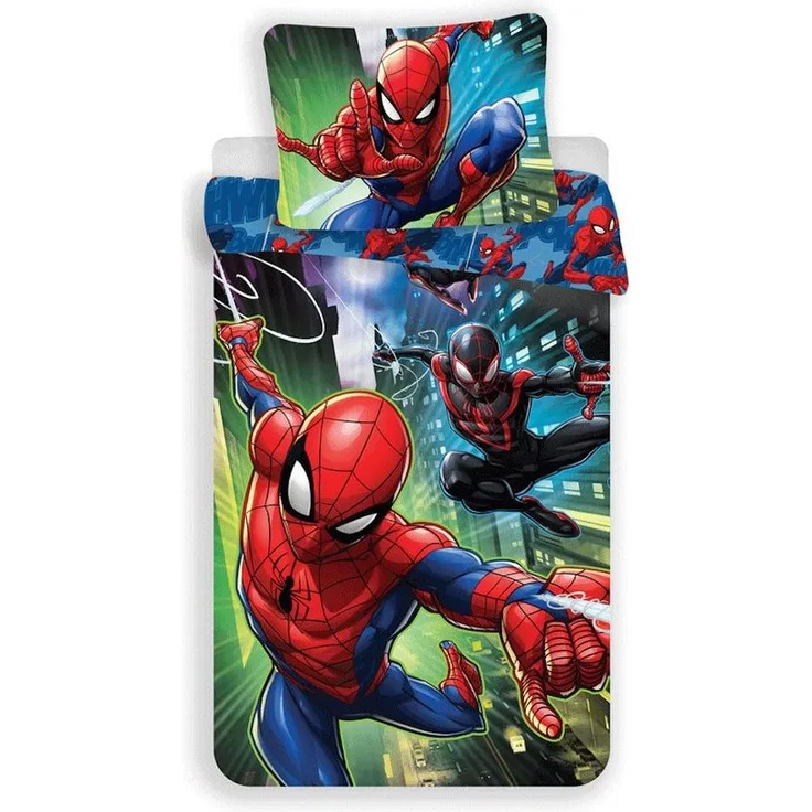 Spiderman Bettwäsche Set Baumwolle Kinderbettwäsche 140x200 + 70x90 cm