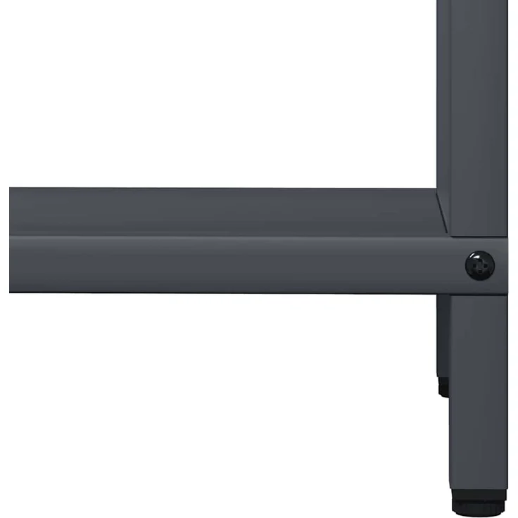vidaXL Brennholzregal Anthrazit 40x25x120 cm Kaltgewalzter Stahl 864301 – Bild 8