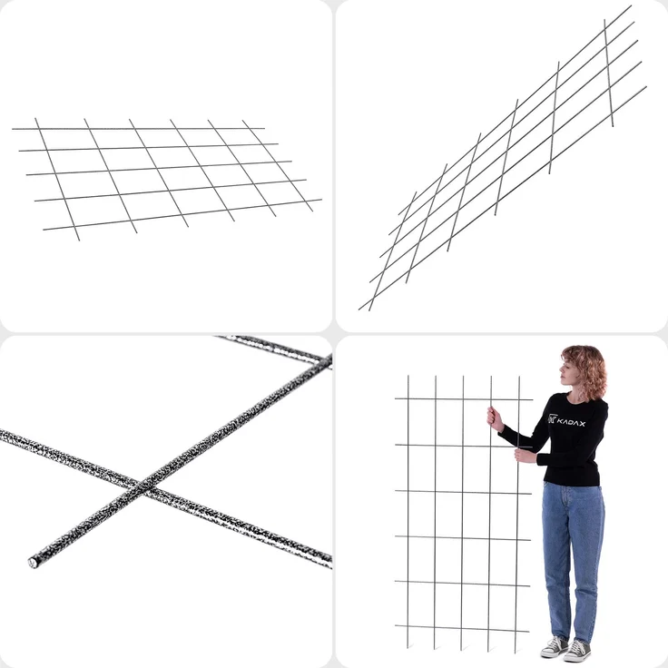 KADAX Gartenspalier für Blumen für Kletterpflanzen 75x150 – Bild 7