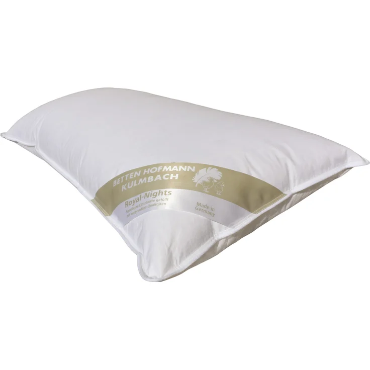Betten Hofmann Daunenkissen Kopfkissen 40x80 cm 450 g Daunen Kissen prall 100% neue Daunen – Bild 1