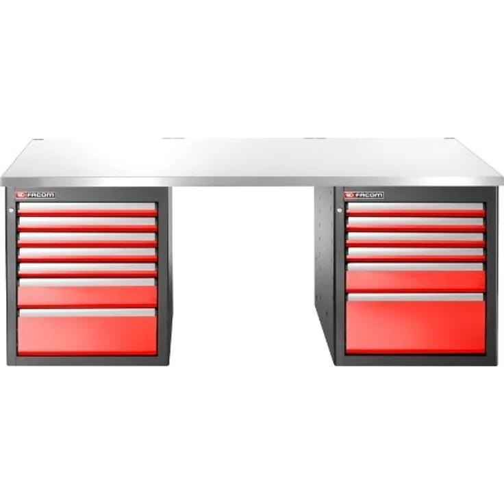 Facom JLS3 Werkbank rostfrei 13Schub niedrig