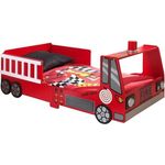 Vipack Toddler Fire Truck Bett 70x140 cm Rot