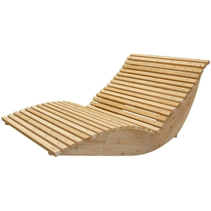 HOME DELUXE Wellenholzliege WOLGA - 120 cm – Bild 3