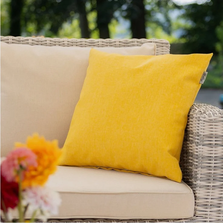 Herlag Dekokissen SUNNY Outdoor, Garten, Wetterfest, 40x40 cm oder 50x50 cm, 9 Farben, mit Innenkissen – Bild 2