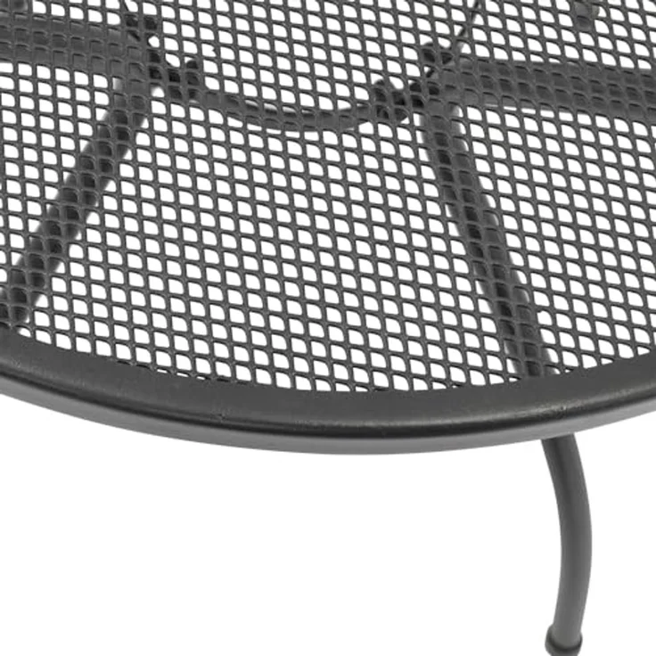 DEGAMO CLASSIC Bistrotisch, Streckmetall, anthrazit, 70cm rund – Bild 5