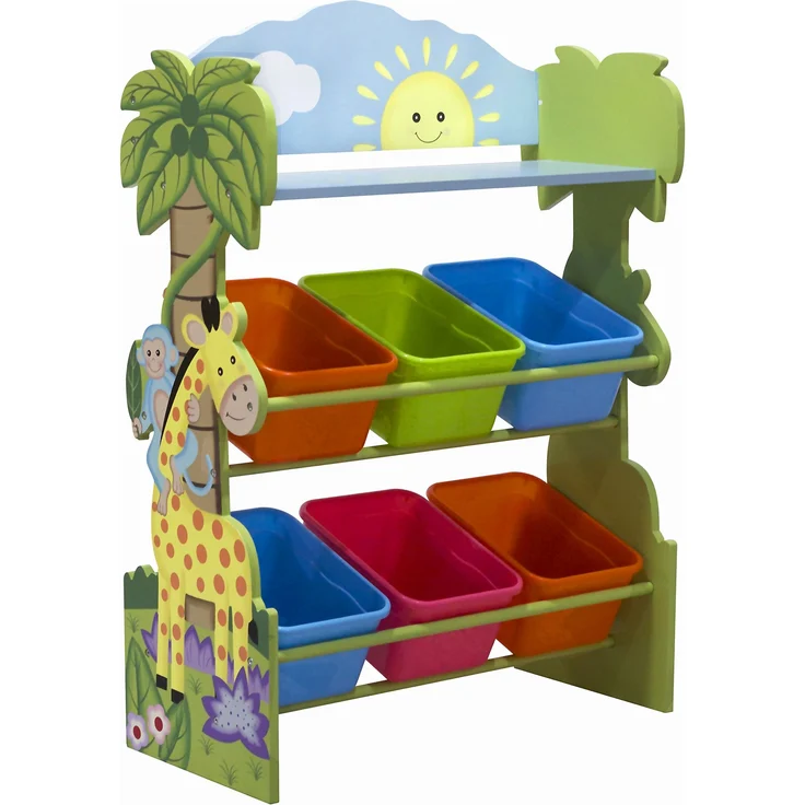 Fantasy Fields Kinder Blau Holz Fächerschrank Regal Spielzeug Tiere TD-12242AR – Bild 1