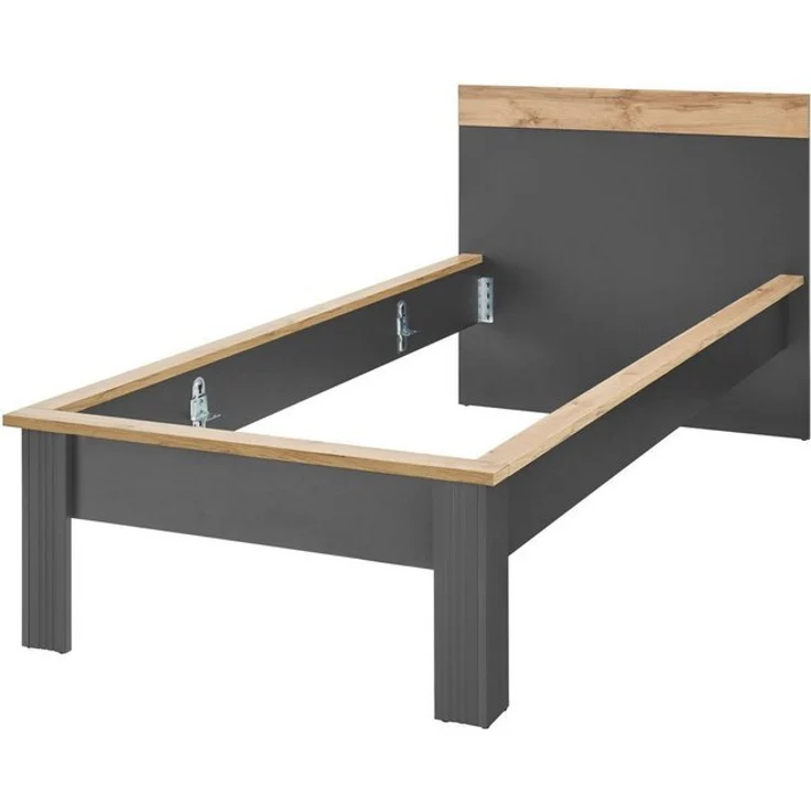 Home affaire Einzelbett WESTMINSTER Bett im Landhausstil, Doppelbett, Bettgestell, in verschiedenen Farben verfügbar, Liegefläche 90/140/180x200 cm – Bild 4