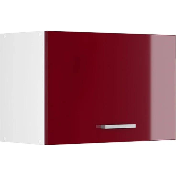 Küchenfront R-Line Rot Hochglanz 59.6 x 36 cm Möbelfront für den flachen Hängeschrank Vicco – Bild 5