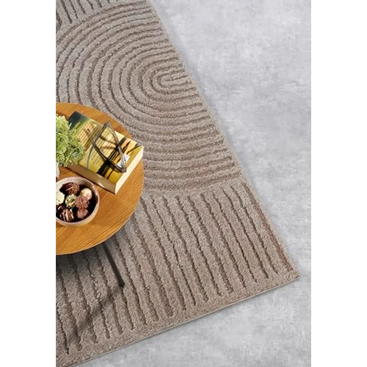 ELLE DECORATION Hochflor-Teppich Chappe, rechteckig, Höhe: 18 mm, Shaggy, Läufer, flauschig, weich, Langflor, modern, Hoch Tief Effekt – Bild 9
