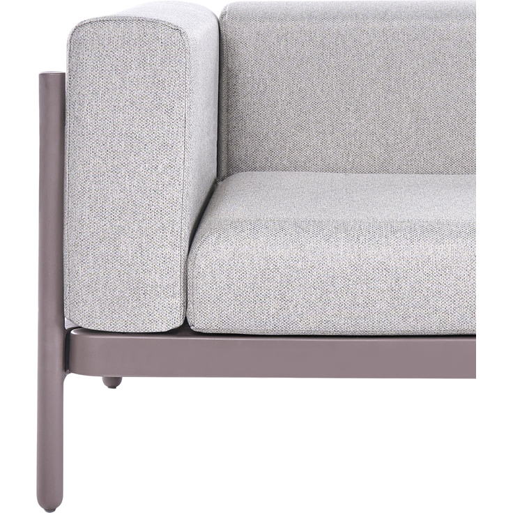 Gartensofa 2-Sitzer FERRETTI Taupe – Bild 5