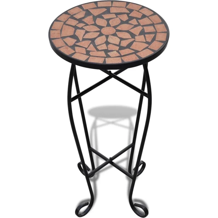 vidaXL Beistelltisch, Mosaik, Terrakotta, 30 x 60 cm – Bild 2