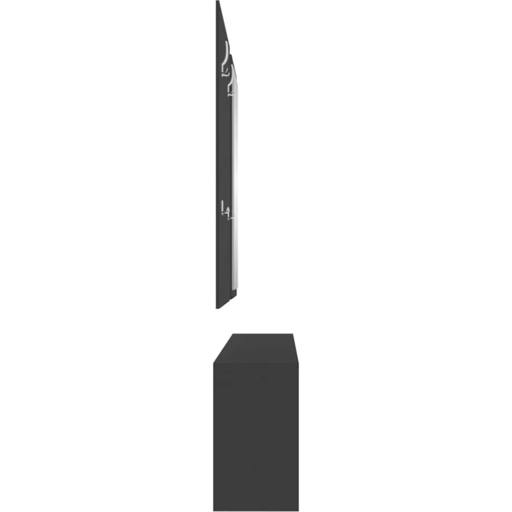 vidaXL 3-tlg. Flurmöbel-Set Schwarz Holzwerkstoff 342571 – Bild 7